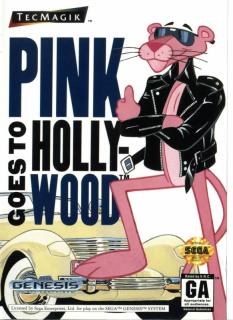 Caratula de Pink Goes to Hollywood para Sega Megadrive
