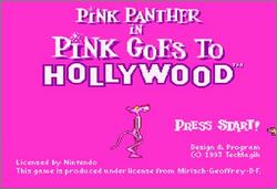 Pantallazo de Pink Goes to Hollywood para Super Nintendo
