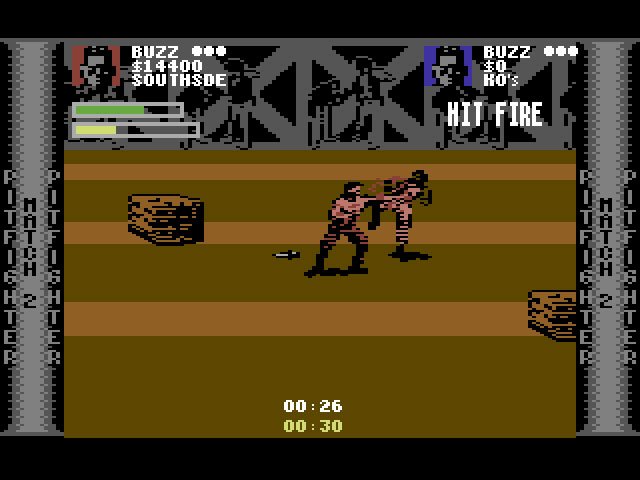 Pantallazo de Pit-Fighter para Commodore 64