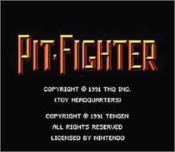 Pantallazo de Pit-Fighter para Super Nintendo