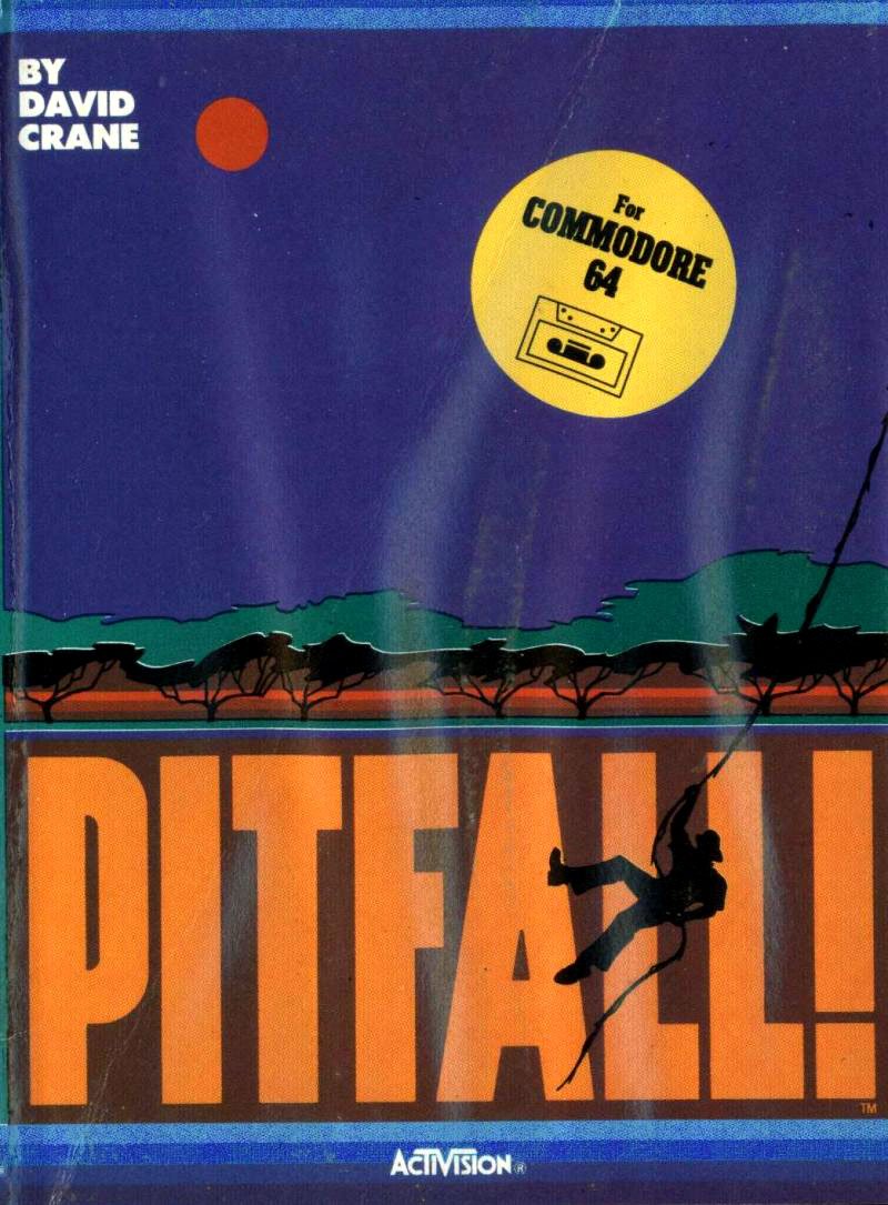 Caratula de Pitfall! para Commodore 64