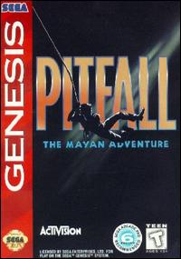 Caratula de Pitfall: The Mayan Adventure para Sega Megadrive