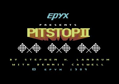 Pantallazo de Pitstop 2 para Commodore 64