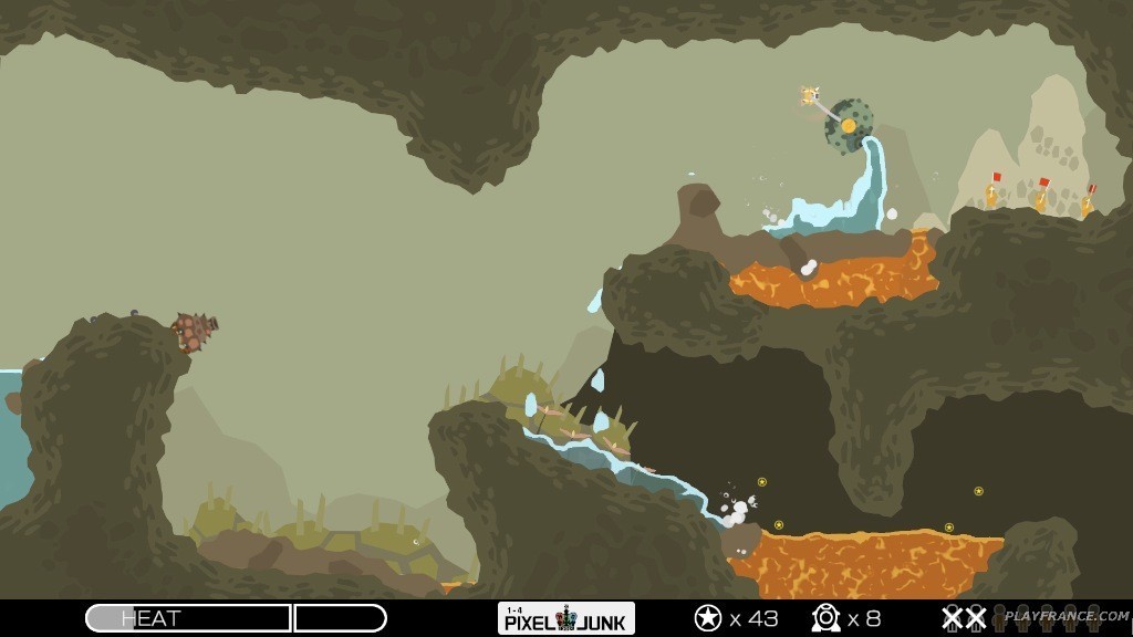 Pantallazo de PixelJunk Shooter para PlayStation 3