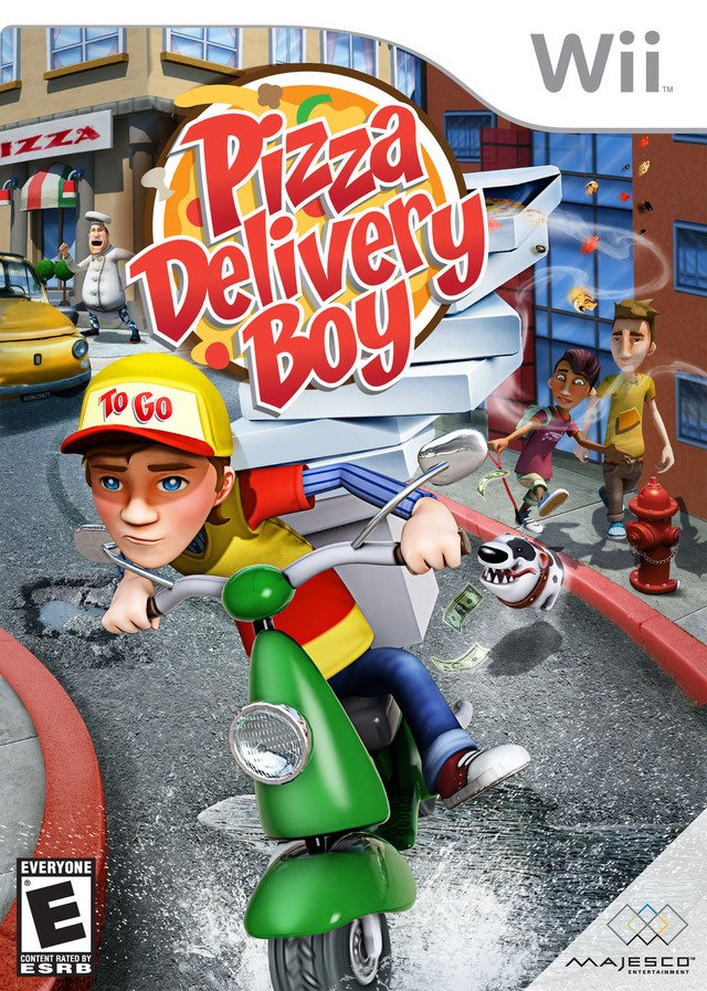 Caratula de Pizza Delivery Boy para Wii