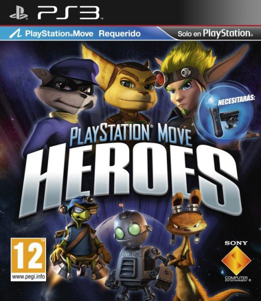 Caratula de Playstation Move Heroes para PlayStation 3