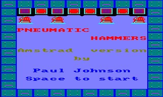 Pantallazo de Pneumatic Hammers para Amstrad CPC
