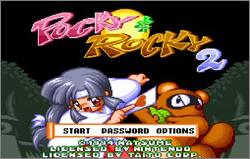 Pantallazo de Pocky & Rocky 2 (Europa) para Super Nintendo