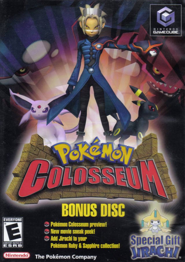 Caratula de Pokémon Colosseum Bonus Disc para GameCube