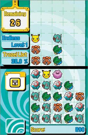 Pantallazo de Pokémon Trozei para Nintendo DS