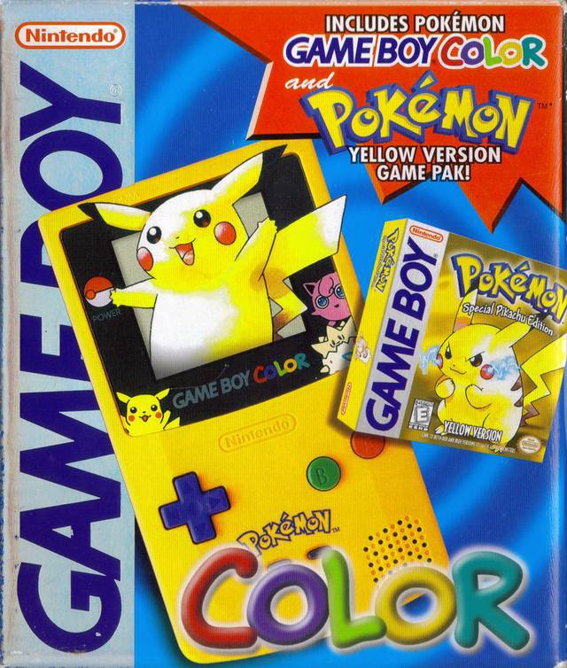 Caratula de Pokemon Amarillo para Game Boy Color