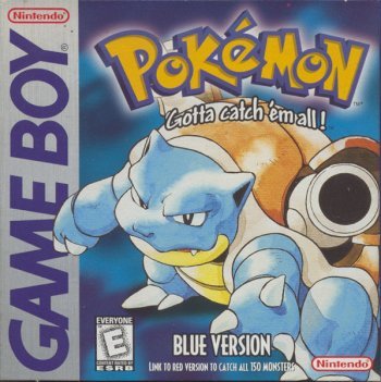 Caratula de Pokemon Blue para Game Boy