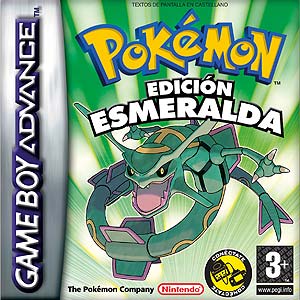 Caratula de Pokemon Edición Esmeralda para Game Boy Advance