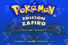 Pantallazo de Pokemon Zafiro para Game Boy Advance