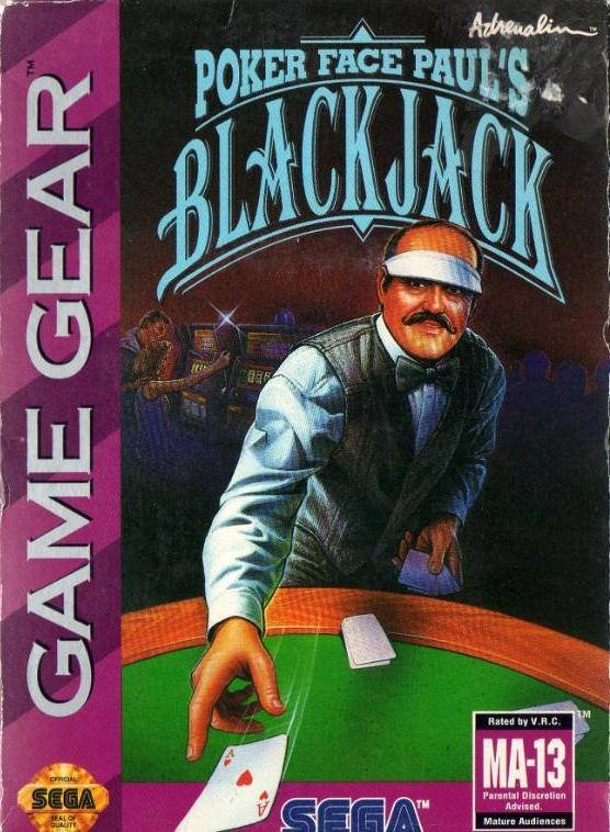 Caratula de Poker Face Paul's Blackjack para Gamegear