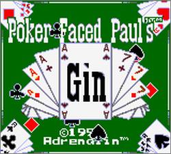 Pantallazo de Poker Face Paul's Gin para Gamegear