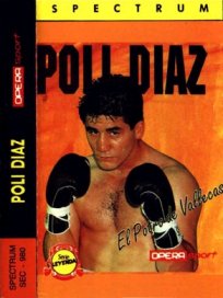 Caratula de Poli Diaz Boxeo para Spectrum