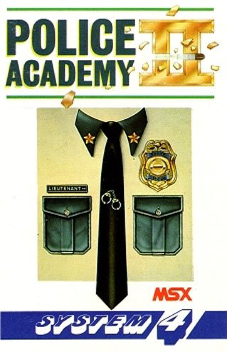 Caratula de Police Academy 2 para MSX