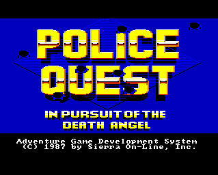 Pantallazo de Police Quest: In Pursuit Of The Death Angel para Amiga