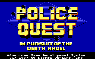 Pantallazo de Police Quest: In Pursuit of the Death Angel para PC