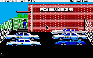 Pantallazo de Police Quest 2: The Vengeance para Atari ST