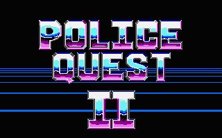 Pantallazo de Police Quest 2: The Vengeance para Atari ST