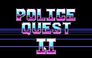Pantallazo de Police Quest 2: The Vengeance para PC