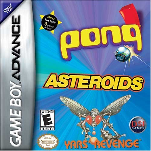 Caratula de Pong/Asteroids/Yars' Revenge para Game Boy Advance