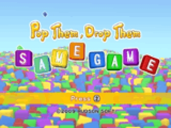 Caratula de Pop Them, Drop Them SAMEGAME (Wii ware) para Wii