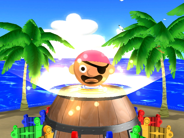Pantallazo de Pop-Up Pirate! (Wii Ware) para Wii