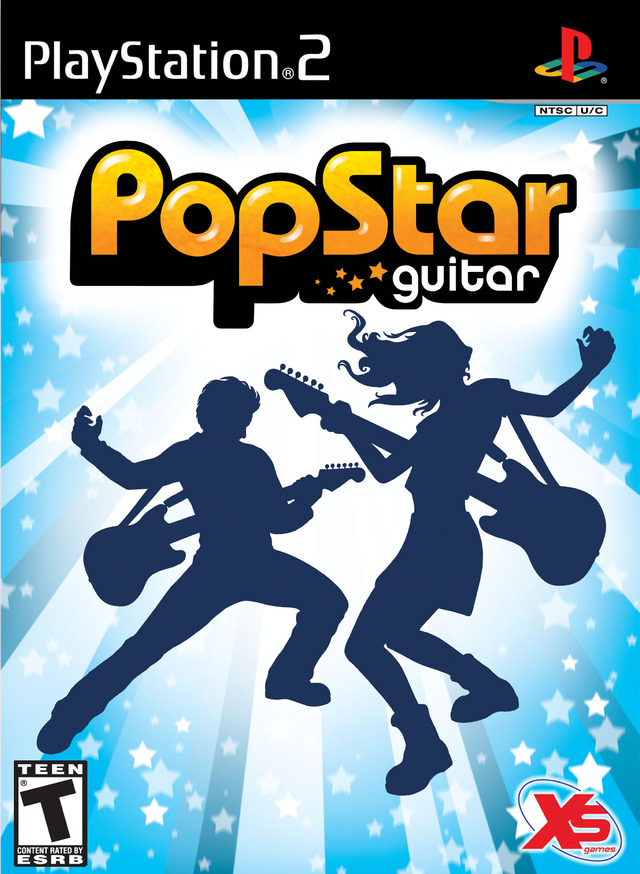 Caratula de PopStar Guitar para PlayStation 2