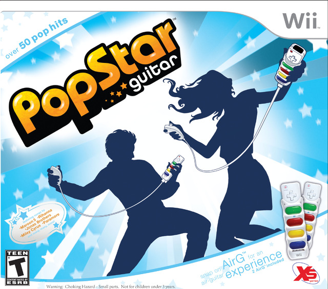 Caratula de PopStar Guitar para Wii