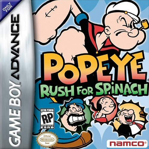 Caratula de Popeye: Rush for Spinach para Game Boy Advance