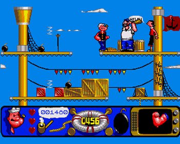 Pantallazo de Popeye 2 para Amiga
