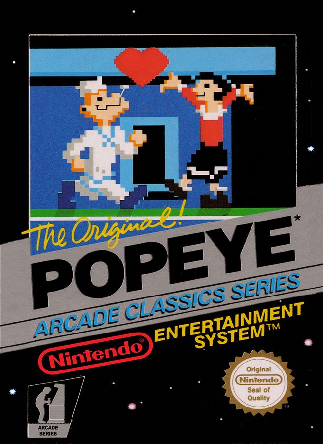 Caratula de Popeye para Nintendo (NES)