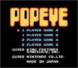 Pantallazo de Popeye para Nintendo (NES)