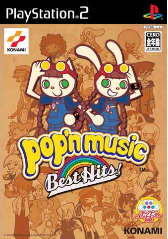 Caratula de Pop'n Music Best Hits ! (Japonés) para PlayStation 2