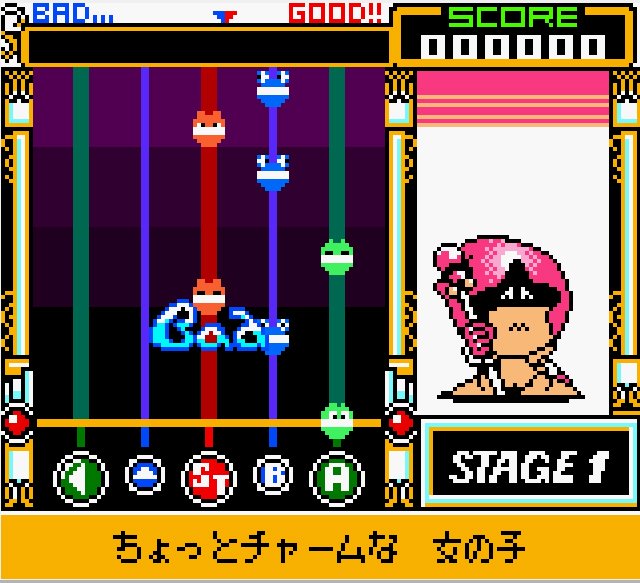 Pantallazo de Pop'n Music GB Animation Melody para Game Boy Color