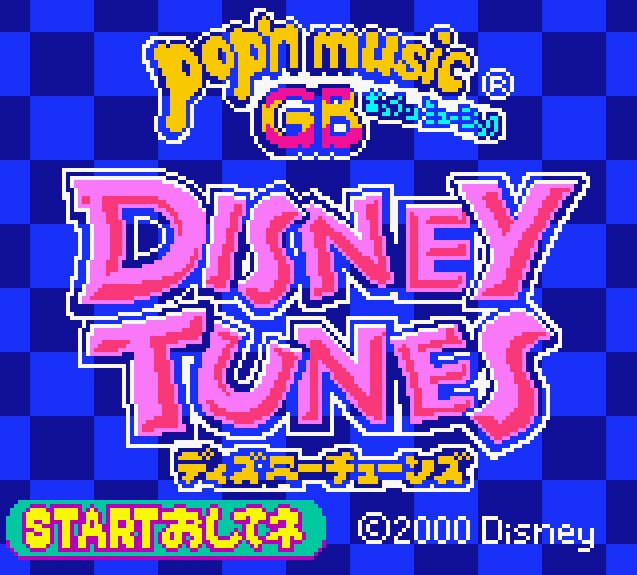 Pantallazo de Pop'n Music GB Disney Tunes para Game Boy Color