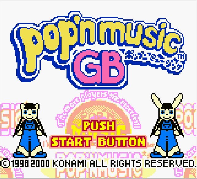 Pantallazo de Pop'n Music GB para Game Boy Color