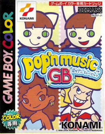 Caratula de Pop'n Music GB para Game Boy Color