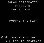 Pantallazo de Poppaq the Fish para MSX