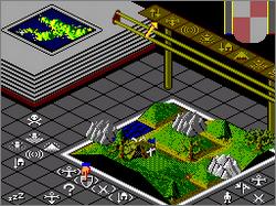 Pantallazo de Populous para Sega Master System