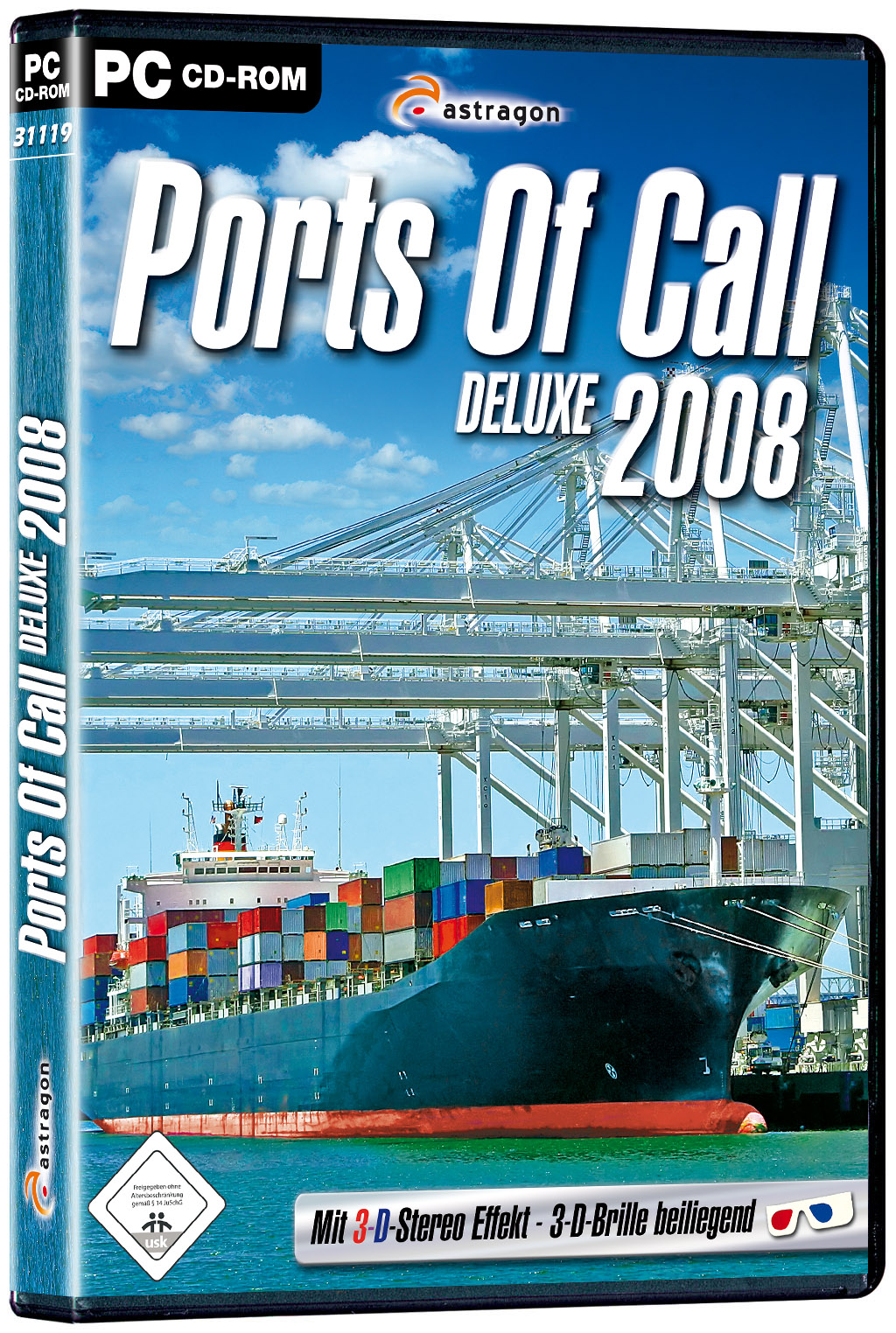Caratula de Ports of Call Deluxe 2008 para PC