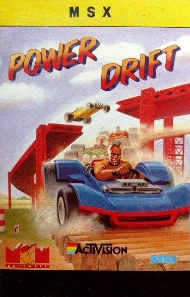 Caratula de Power Drift para MSX