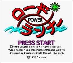 Pantallazo de Power Lode Runner (Japonés) para Super Nintendo