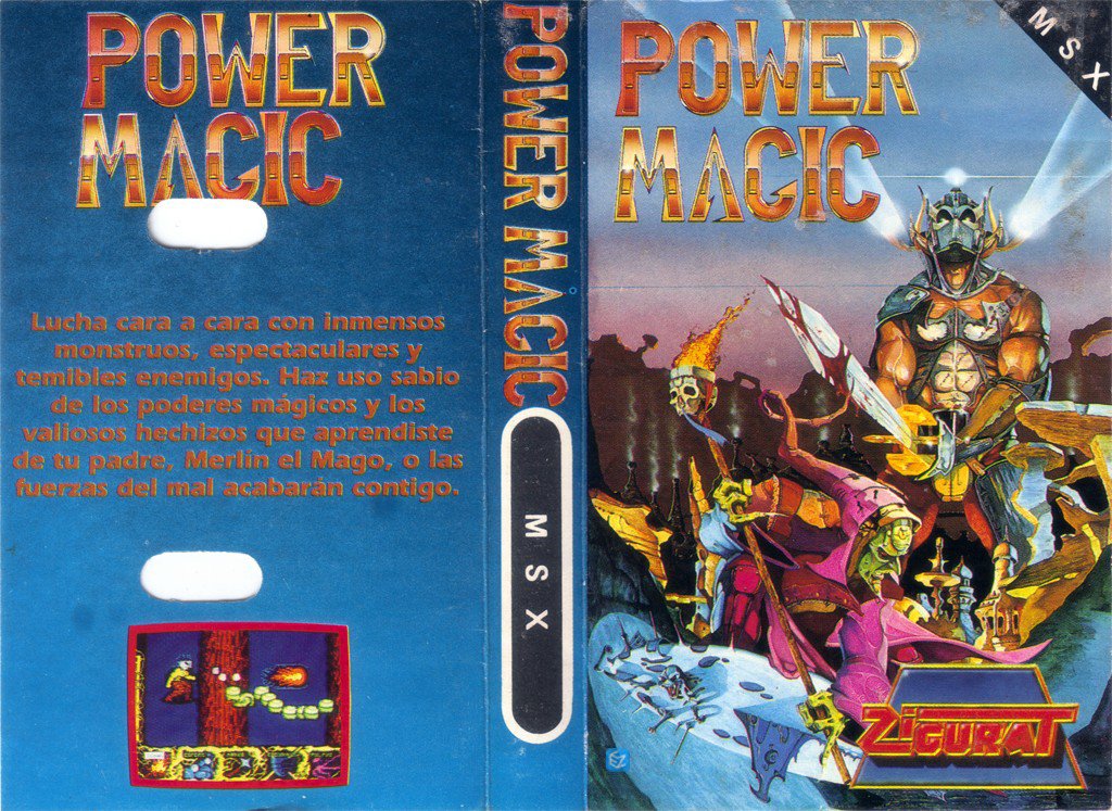 Caratula de Power Magic para MSX