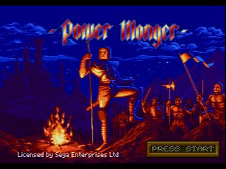 Pantallazo de PowerMonger para Sega Megadrive