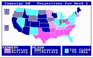 Pantallazo de President Elect: 1988 Edition para PC