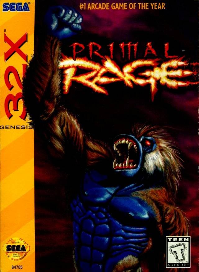 Caratula de Primal Rage para Sega 32x
